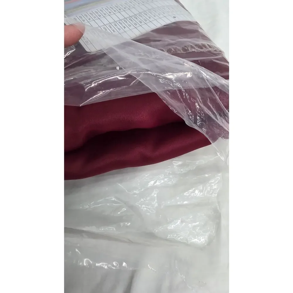 Burgundy Red Blackout Curtains Panels Set 52